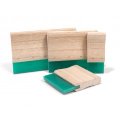Screen printing squeegee, wood