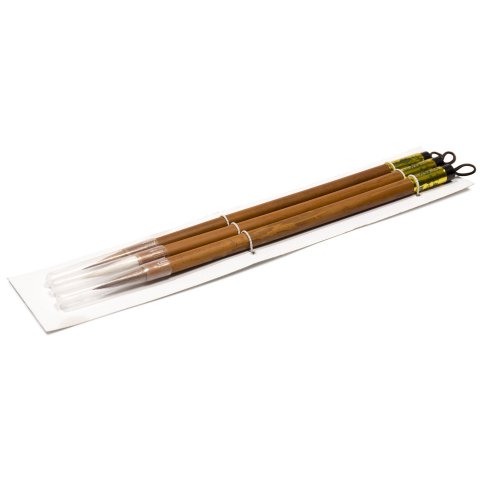 Chinese calligraphy brush set No. 15, 3 brushes: sable/sheep hair