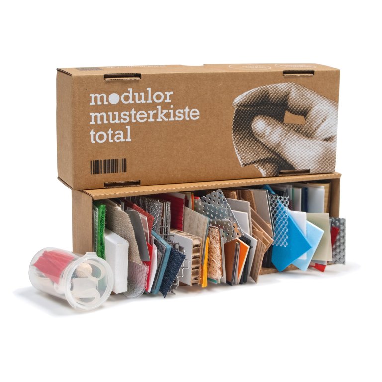 Modulor box campione materiali