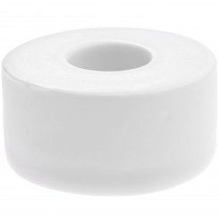 Kerzenhalter, Keramik, Ø 6 cm, h = 3 cm, weiß