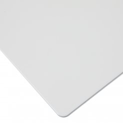 Cornici campione di colore DIN A6, Alluminio bianco, RAL 9006, satinato