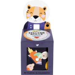 Confezione di adesivi, rotolo, 4 m, 320 pezzi, Hotfoil, Space Safari
