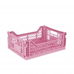 Scatola pieghevole Aykasa, Midi, 40 x 30 x 14 cm, PP, babypink