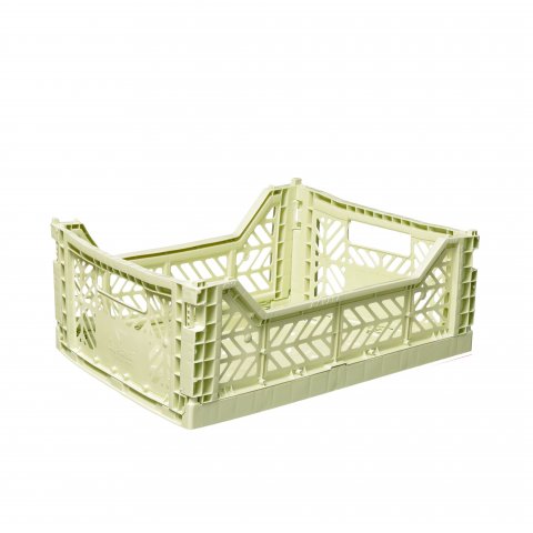 Aykasa Klappkiste, Midi 40 x 30 x 14 cm, PP, lime cream