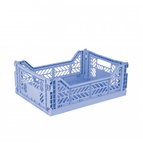 Aykasa Klappkiste, Midi 40 x 30 x 14 cm, PP, baby blue