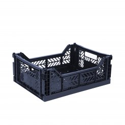 Scatola pieghevole Aykasa, Midi, 40 x 30 x 14 cm, PP, navy