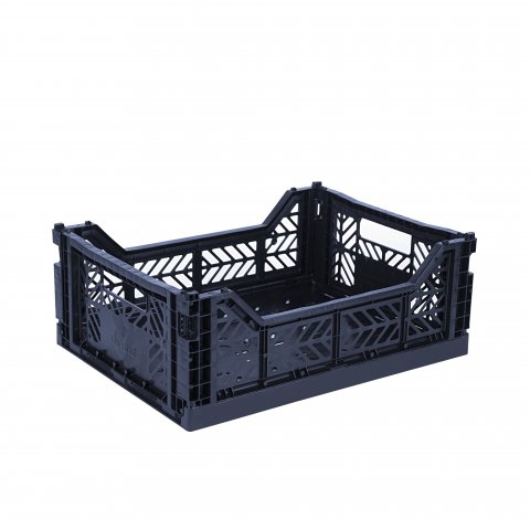 Aykasa Klappkiste, Midi 40 x 30 x 14 cm, PP, navy