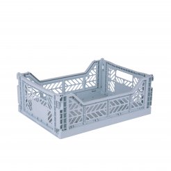 Scatola pieghevole Aykasa, Midi, 40 x 30 x 14 cm, PP, blu chiaro