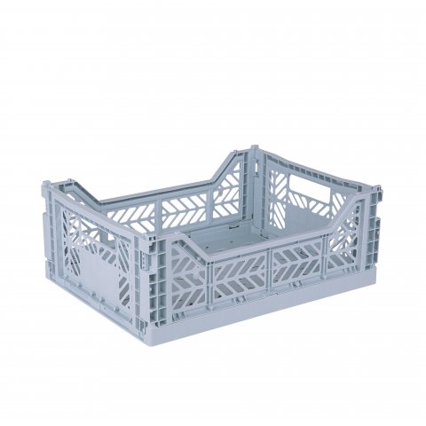 Aykasa Klappkiste, Midi 40 x 30 x 14 cm, PP, pale blue