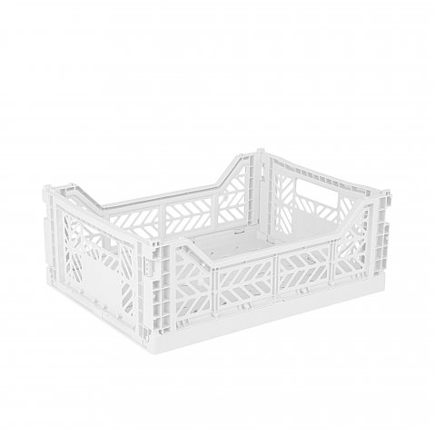 Aykasa Klappkiste, Midi 40 x 30 x 14 cm, PP, white