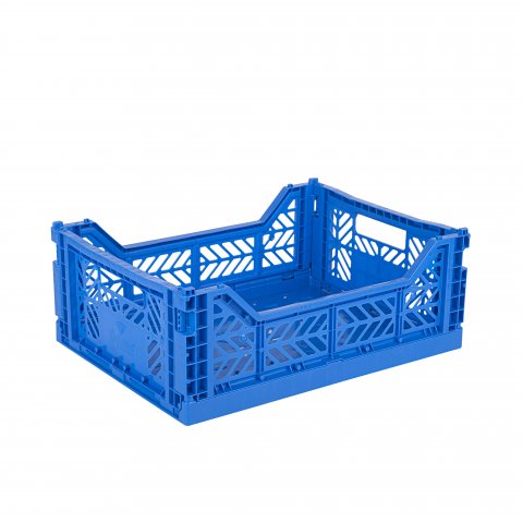 Aykasa Klappkiste, Midi 40 x 30 x 14 cm, PP, blue