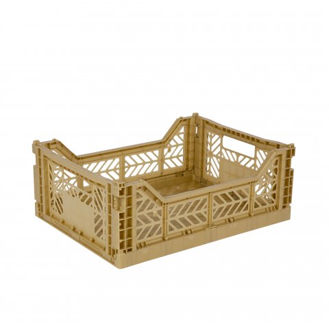 Aykasa Klappkiste, Midi 40 x 30 x 14 cm, PP, gold