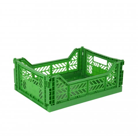 Aykasa Klappkiste, Midi 40 x 30 x 14 cm, PP, green