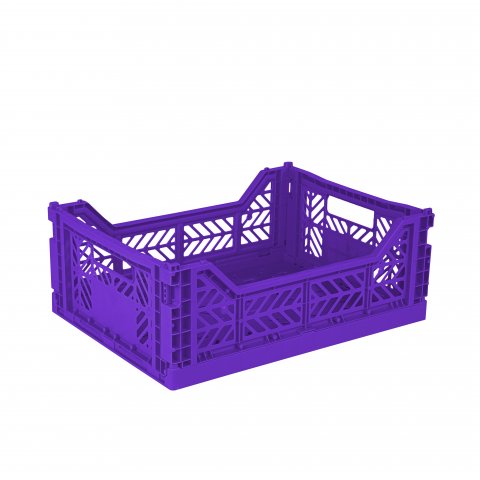 Aykasa Klappkiste, Midi 40 x 30 x 14 cm, PP, violet
