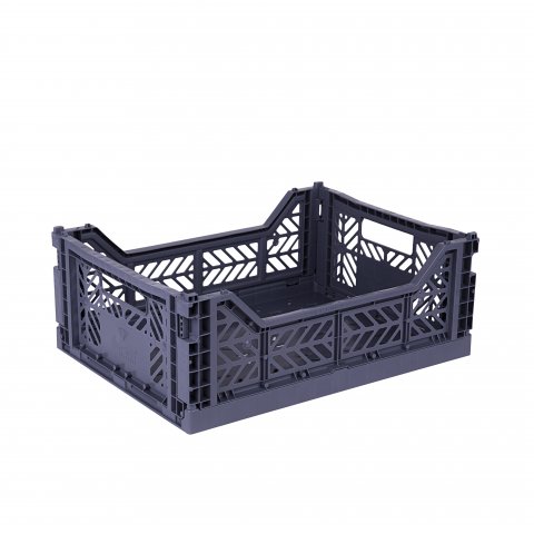 Aykasa Klappkiste, Midi 40 x 30 x 14 cm, PP, cobalt blue