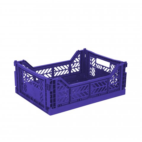 Aykasa Klappkiste, Midi 40 x 30 x 14 cm, PP, sax blue