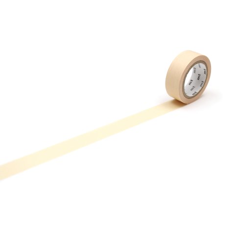 Mt 1P Basic Washi tape uni past l= 15 mm, l= 7 m calendula pastello (MT01P486Z)