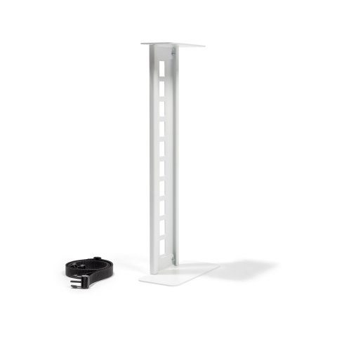 PC-Halter für Modulor Tischgestelle 100 x 200 x 500mm, weiß, inkl. Schrauben