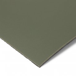 Campione di colore da tavolo DIN A6, Linoleum da tavolo, 2 mm, 4184 verde moro