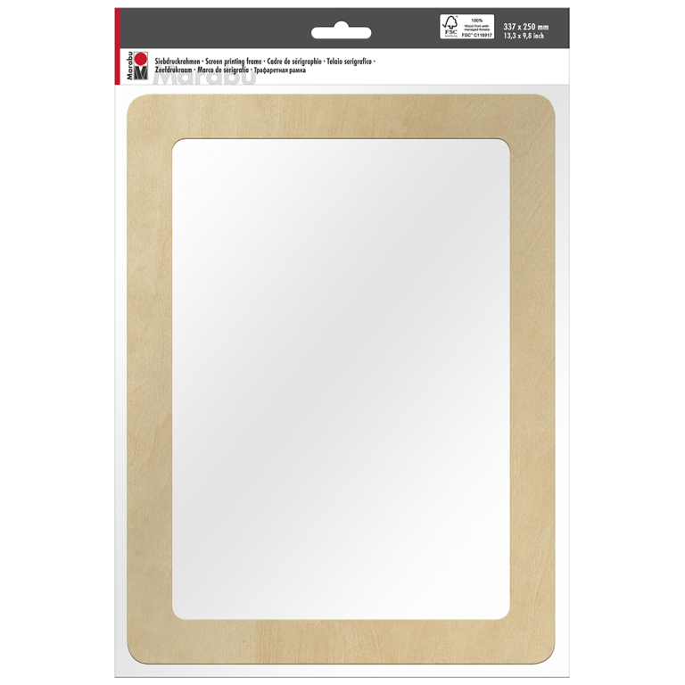 Screen printing frame wood, covered Fabric: 51 T