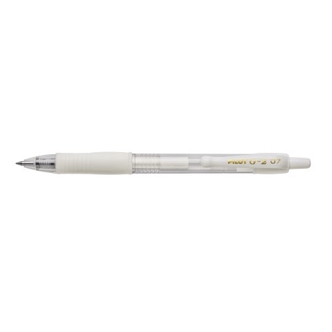 Pilot G-2 Gel roller 07 Line width 0.4 mm, white