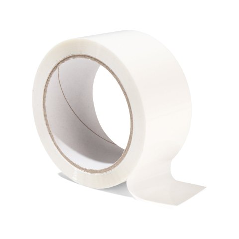 Verpackungsband PP Acrylatkleber farbig 50 mm x 66 m, 48 µm, leise abrollend, weiß
