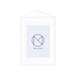 Moebe Frame A4, 230 x 320 mm, aluminium, white