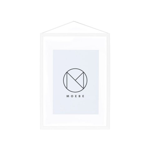 Moebe Rahmen Frame A4 230 x 320 mm, Aluminium weiß