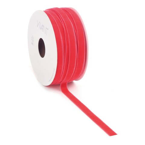 Samtband Neon b = 6 mm, l = 20 m, 100 % Nylon, mirandol/coralle