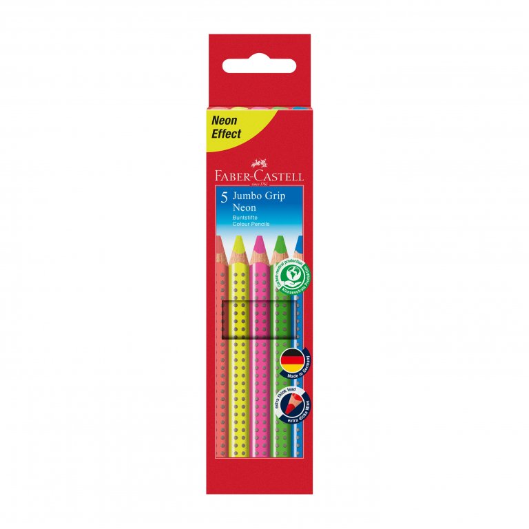 Faber-Castell colored pencil Jumbo Grip Neon Set