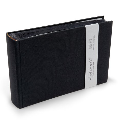 Bindewerk photo album classic linnen small Pages black, 20,5 x 15cm, 30 shts/60 p., black