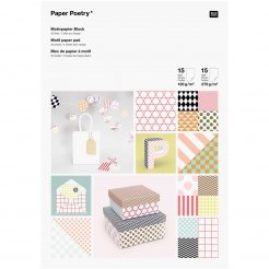 Motif paper block, Graphic
