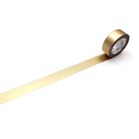 Mt 1P Basic Washi tape metallic b = 15 mm, l = 7 m champagne gold (MT01P532Z)