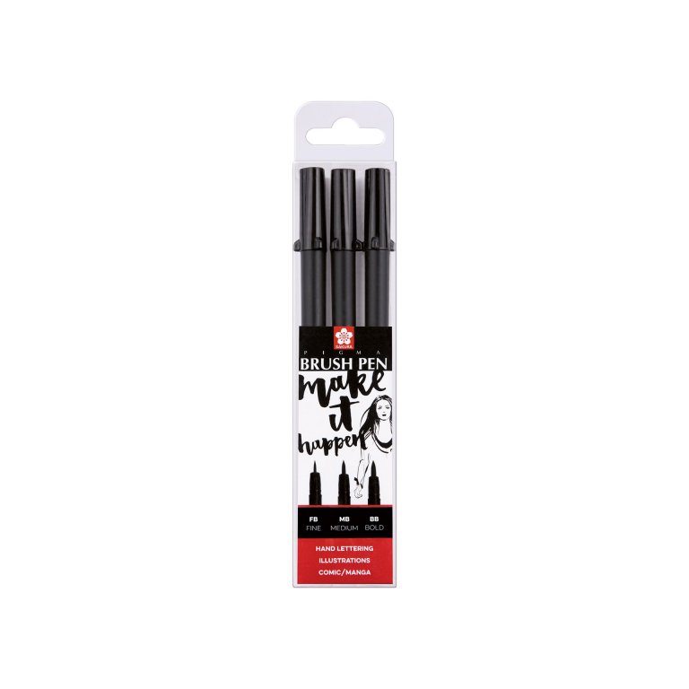 Sakura Pigma brush pen set
