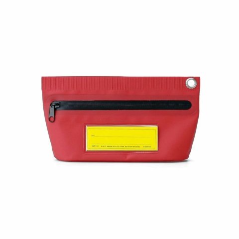Tarp Pouch bolsa impermeable para utensilios, pequeña 23 x 12 x 6 cm, rojo