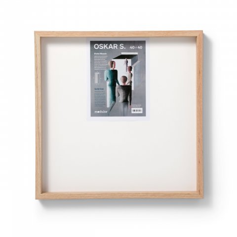Objektrahmen Holz Oskar S 40 x 40 cm, Eiche natur unbehandelt