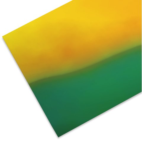 Poliestireno espejado, de color, liso arco iris iridiscente 1 x 250 x 500 mm