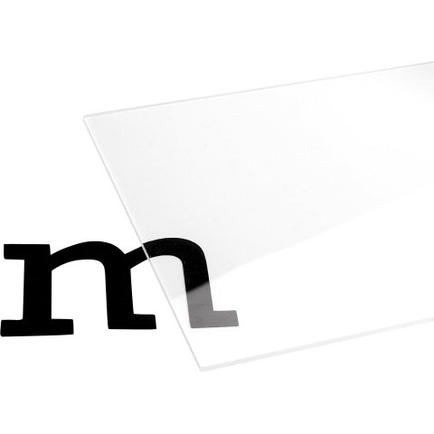 Acrylic glass XT sheet transparent, colourless (custom cutting available) 1.50 x 120 x 250