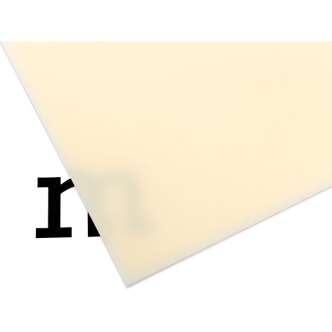 PLEXIGLAS® GS colorato, 3 mm (taglio disponibile) 3,0 x 120 x 250 mm, crema, traslucido (1H02)