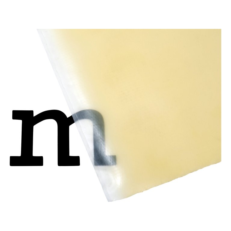 Pellicola di latex, traslucida, incolore
