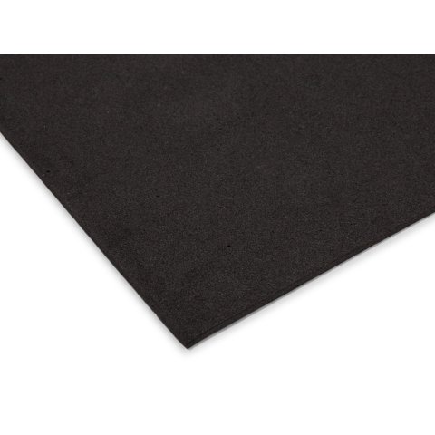 Moosgummi farbig 2,0 x 300 x 450, schwarz
