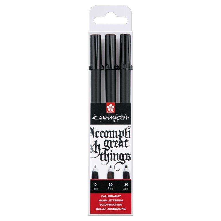 Sakura pens Pigma Calligrapher, set
