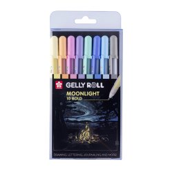 Sakura gel sticks Gelly Roll Moonlight Set, 8 pencils, pastel colors