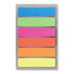 Etiketten Aufkleber Paper Poetry Office Sticker, 85 x 20 mm, 4 Bl. mit 6 St., neon diverse Farben