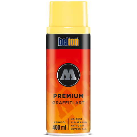 Molotow Sprühlack Belton Premium Dose 400 ml, zinkgelb (002)