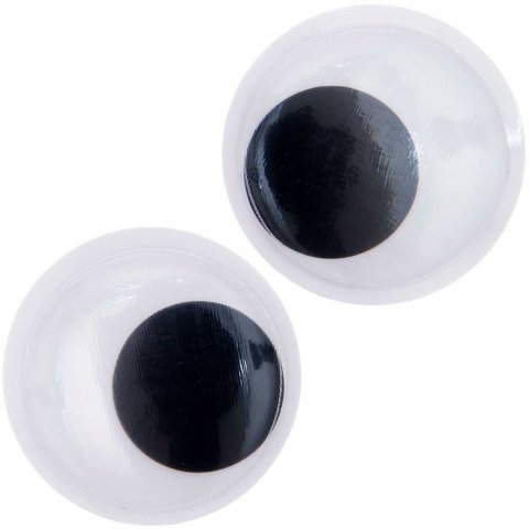 Wackelaugen, selbstklebend ø 70 mm, 2 Stück, XL