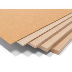 Pannello MDF marrone, non rivestito (taglio disponibile)