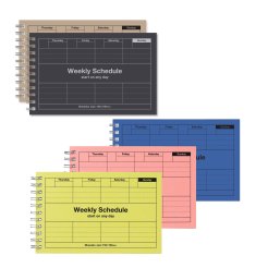 Mark's 7 days weekly planner, spiral bound