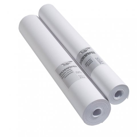 Zeichenpapier Rolle Standard, weiß 80 g/m², b = 500 mm, l = 25 m