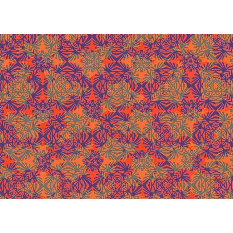 Japanpapier Chiyogami 70 g/m², 630 x 490 (SB), Neon Power